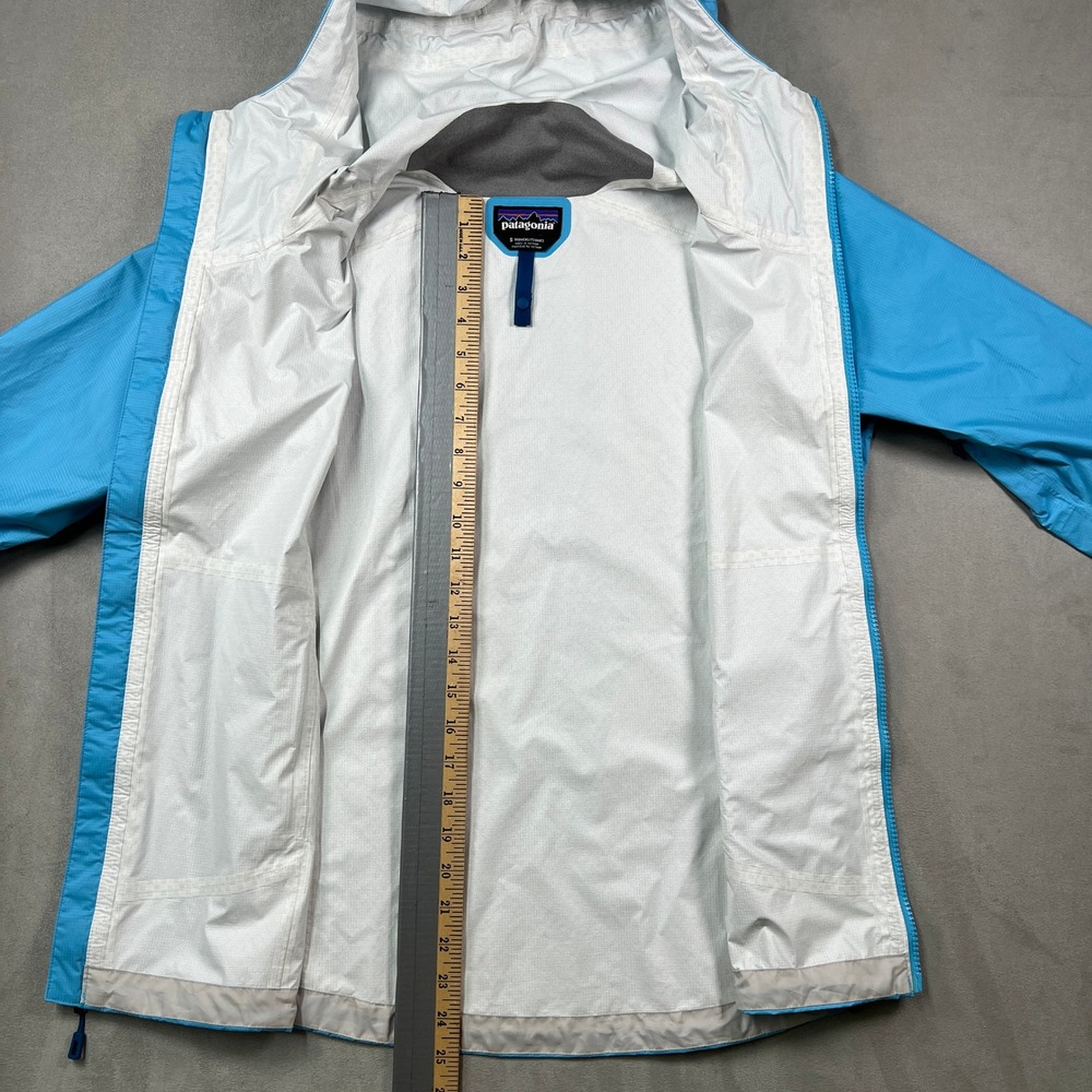 Patagonia Torrentshell Rain Jacket Womens S Blue Full Zip Hooded H2No Waterproof - Picture 5 of 13